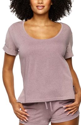 Felina Stretch Organic Cotton T-Shirt in Lavender