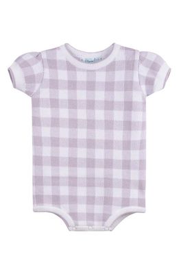 Feltman Brothers Gingham Cotton Romper in Lilac