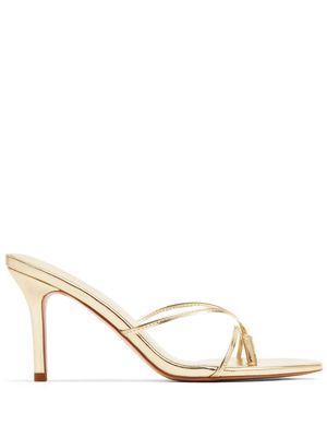 Femme La Sicilian 85mm slippers - Gold