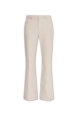 Fendi Al-over Monogrammed Flared Trousers