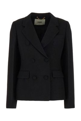 Fendi Black Wool Blend X Stefano Pilati Blazer