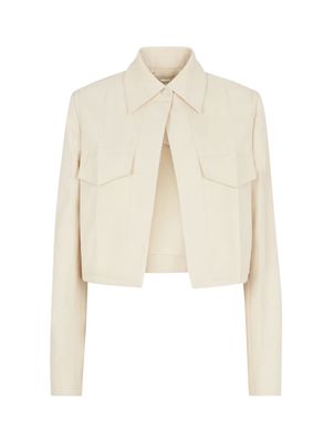 Fendi Blouson Wool Cotton Trench