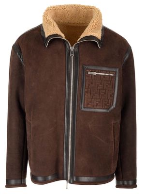 Fendi Brown Shearling Jacket