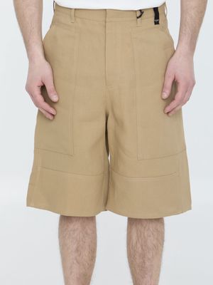 Fendi Canvas Bermuda Shorts