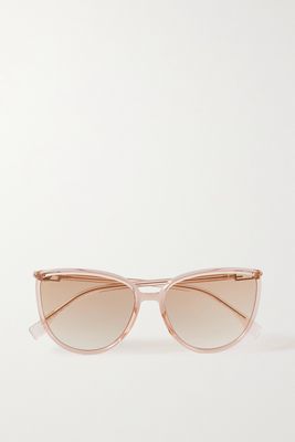 Fendi - D-frame Acetate And Gold-tone Sunglasses - Pink