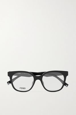 Fendi - D-frame Acetate Optical Glasses - Black