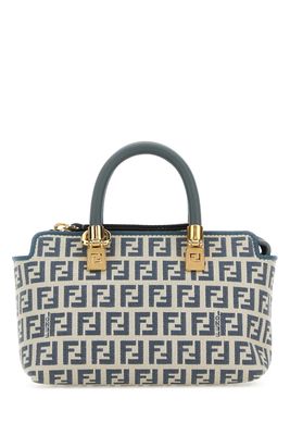 Fendi Embroidered Fabric Mini By The Way Handbag