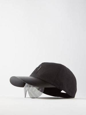 Fendi Eyewear - Eyecap Shield-lens Sunglasses Cap - Mens - Black