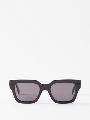 Fendi Eyewear - Fendigraphy D-frame Acetate Sunglasses - Mens - Black