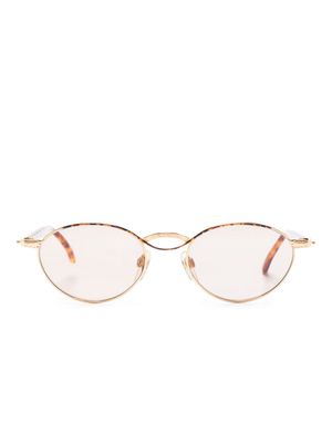 Fendi Eyewear oval-frame tinted sunglasses - Brown