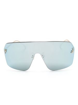 Fendi Eyewear oversize-frame sunglasses - Gold