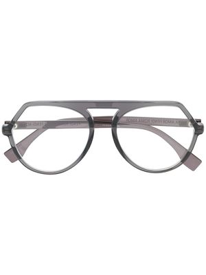 Fendi Eyewear round frame glasses - Black