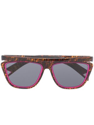 Fendi Eyewear tortoiseshell frame sunglasses - Brown