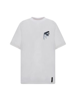 Fendi Ff Block Embroidered T-shirt