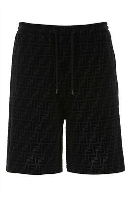 Fendi Ff Motif Bermuda Shorts