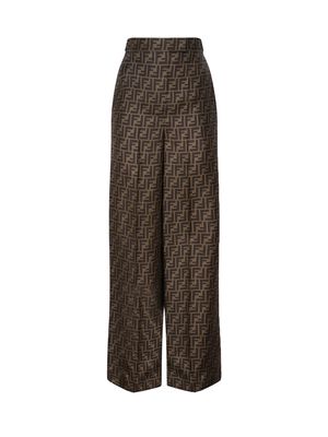 Fendi Ff Silk Trousers