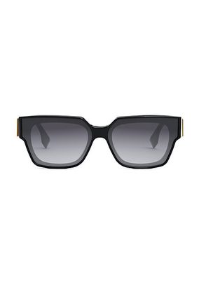 Fendi First 63MM Rectangular Sunglasses