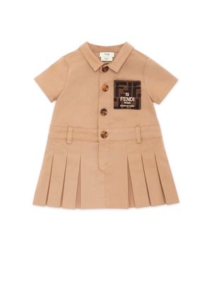 Fendi Kids Dresses Beige