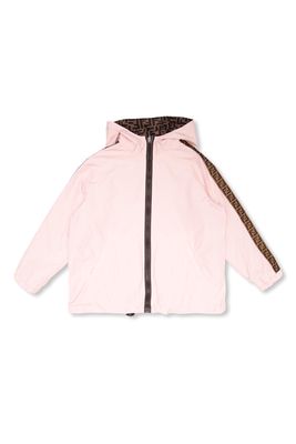 Fendi Kids Reversible Hooded Jacket