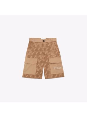 Fendi Kids Shorts Beige