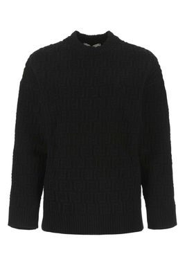 Fendi Monogram Embossed Knit Jumper