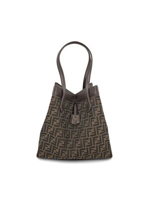 Fendi Origami Large Ff Jacquard Tote Bag