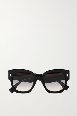 Fendi - Oversized D-frame Acetate Sunglasses - Black