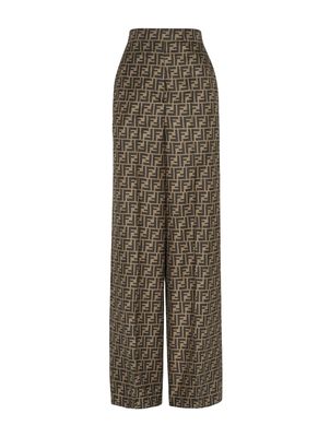 Fendi Pantalone Ff Twill