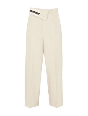 Fendi Pantalone Wool Cotton Tr