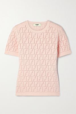 Fendi - Pointelle-knit Sweater - Pink