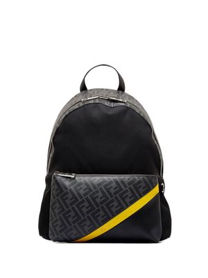 Fendi Pre-Owned 1974 Diagonal backpack - Black