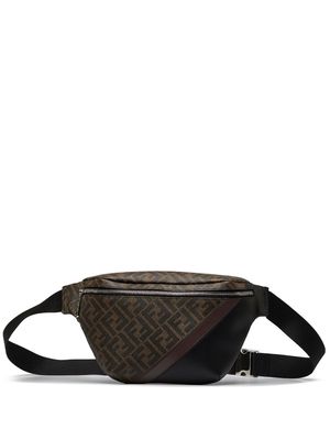 Fendi Pre-Owned 1974 Zucca-pattern belt bag - Brown