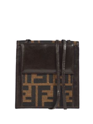 Fendi Pre-Owned 1990-2000 Zucca wallet purse - Brown
