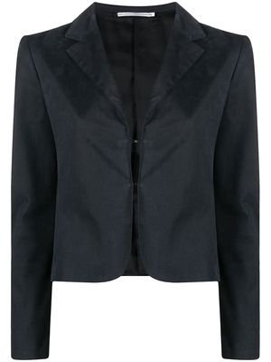Fendi Pre-Owned 1990 single-breasted cropped jacket - Blue
