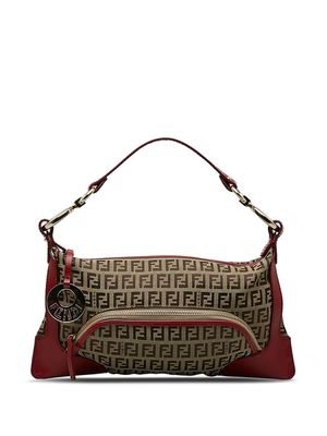 Fendi Pre-Owned 2000-2010 Canvas Zucchino Chef Baguette shoulder bag - Brown