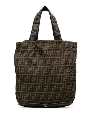 Fendi Pre-Owned 2000-2010 Zucca folded tote bag - Brown