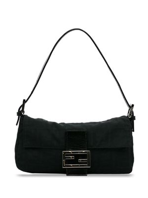 Fendi Pre-Owned 2000-2010 Zucca Mamma Baguette shoulder bag - Black