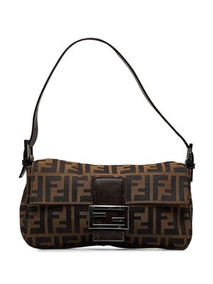 Fendi Pre-Owned 2000-2010 Zucca Mamma Baguette shoulder bag - Brown