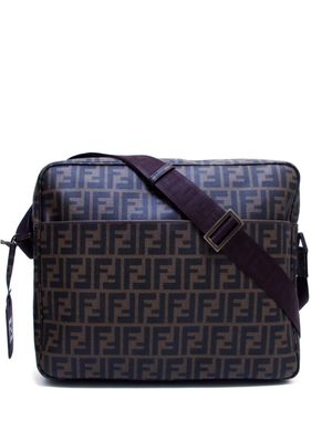 Fendi Pre-Owned monogram canvas crossbody bag - Brown