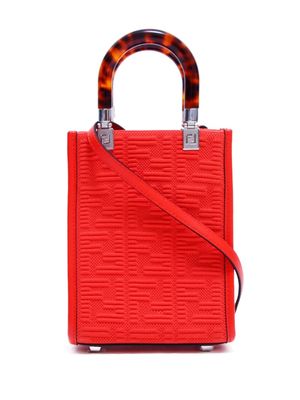 Fendi Pre-Owned small Sunshine Shopper tote bag - Red