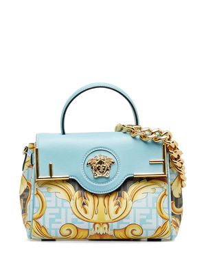 Fendi Pre-Owned x Versace 2012-2023 Fendace La Medusa satchel - Blue