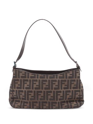 Fendi Pre-Owned Zucca-monogram shoulder bag - Brown