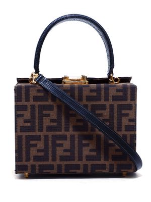 Fendi Pre-Owned Zucca two-way vanity handbag - Brown