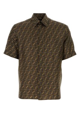 Fendi Printed Satin Shirt