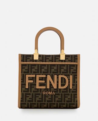 Fendi Sunshine Jacquard Tote Bag