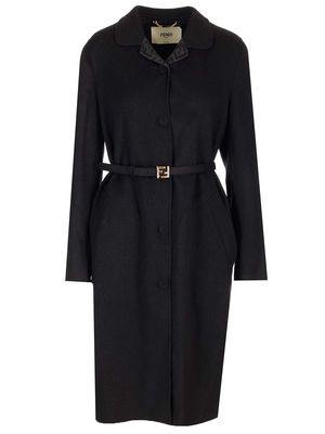 Fendi Wool Coat With Belt