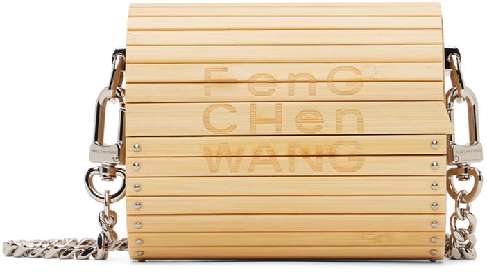 Feng Chen Wang Beige Mini Bamboo Bag