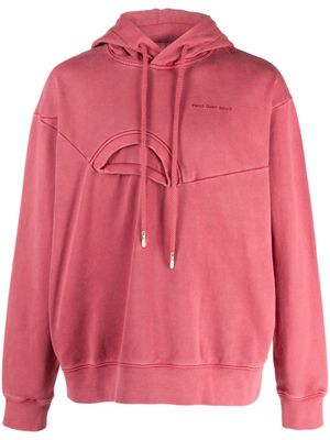 Feng Chen Wang Double-collar cotton hoodie - Pink