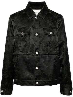 Feng Chen Wang dragon-jacquard jacket - Black
