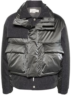 Feng Chen Wang layered padded jacket - Grey
